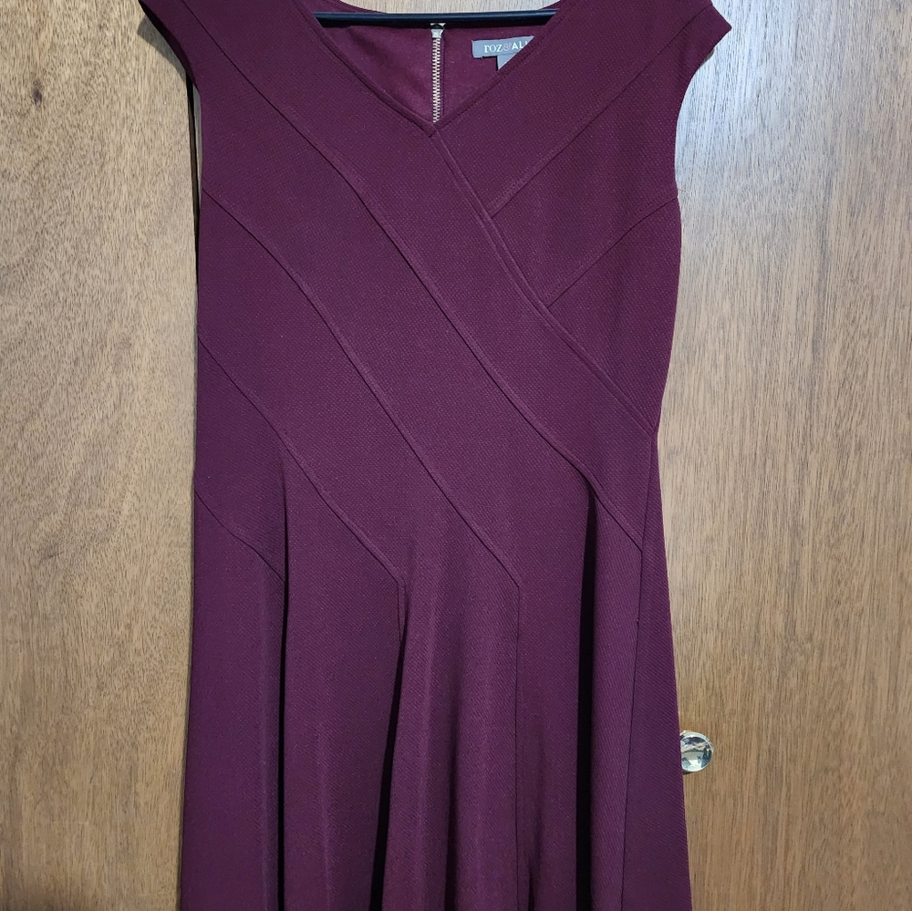 Sleeveless dress from Riz & Ali, Size 12, purple